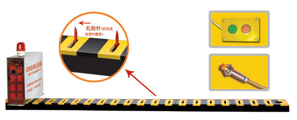 潜江V3嵌入式闯岗自动扎胎器/阻车器